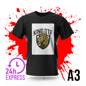 USŁUGA EXPRESS wprasowania formatu A3