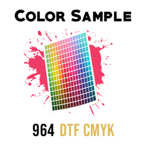 Paleta kolorów DTF CYMK z 964 kolorami