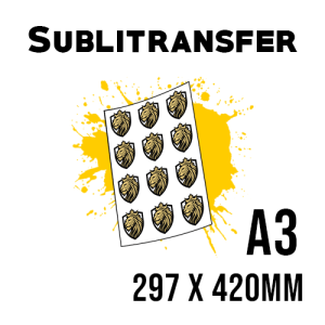 Sublimacyjny transfer A3 297 x 420mm