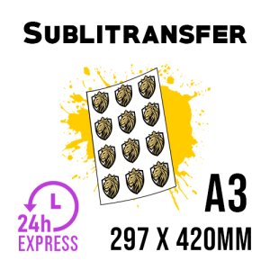 EXPRESS Sublimacyjny transfer A3 297 x 420mm
