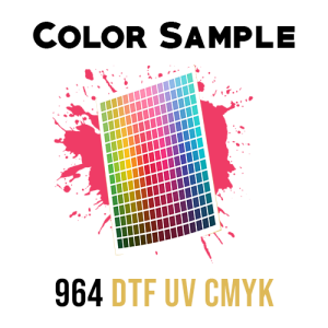 Paleta kolorów DTF UV CYMK z 964 kolorami