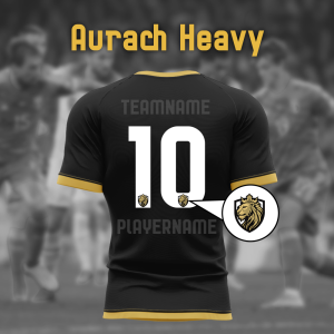 Zestaw numerów Aurach-Heavy + logo zespołu
