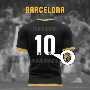 Zestaw numerów Barcelona + logo zespołu