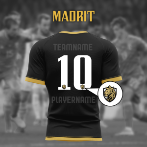 Zestaw numerów Madrit + logo zespołu