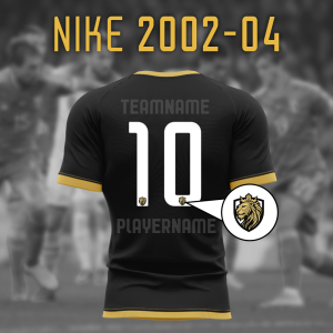 Zestaw numerów Nike 2002-04 + logo zespołu