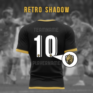 Zestaw numerów Retro Shadow + logo zespołu