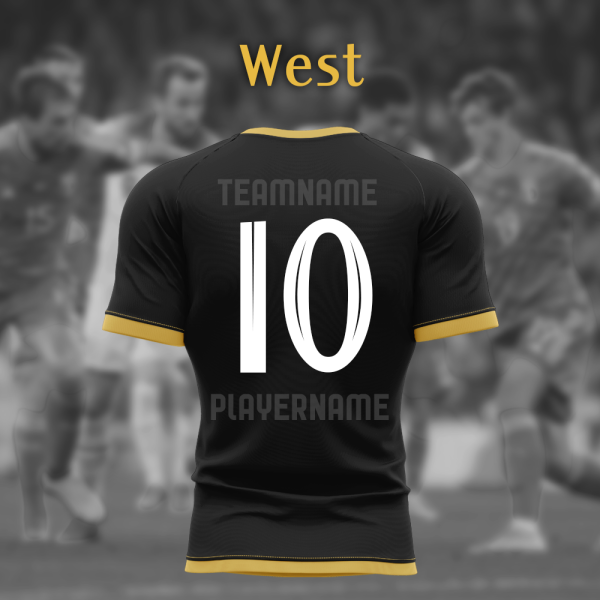 Numery na koszulkach - West